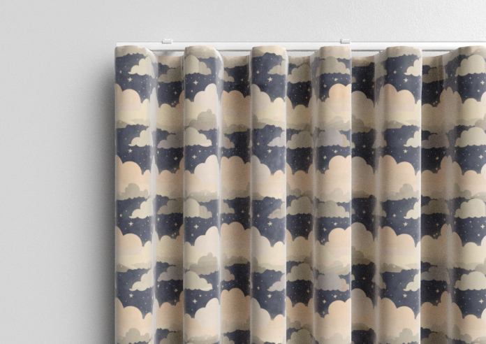 Cloudy Cosmos, Twinkle Grey - Made to Measure Curtains - Image 13